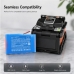 Cameron Sino CS-OTP120SL accu op tafel naast OPWILL glasvezellasmachine