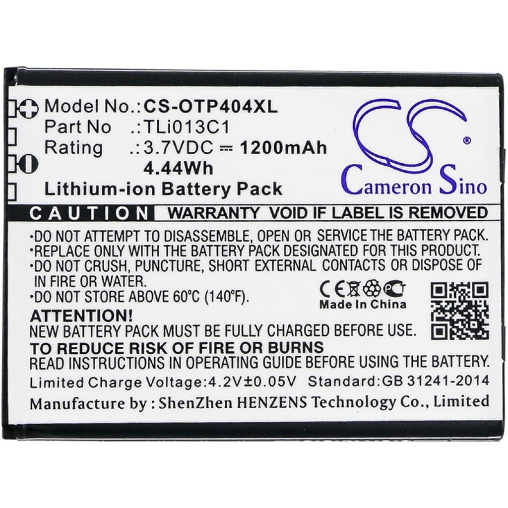 Batterij Vervangt TLi013C1