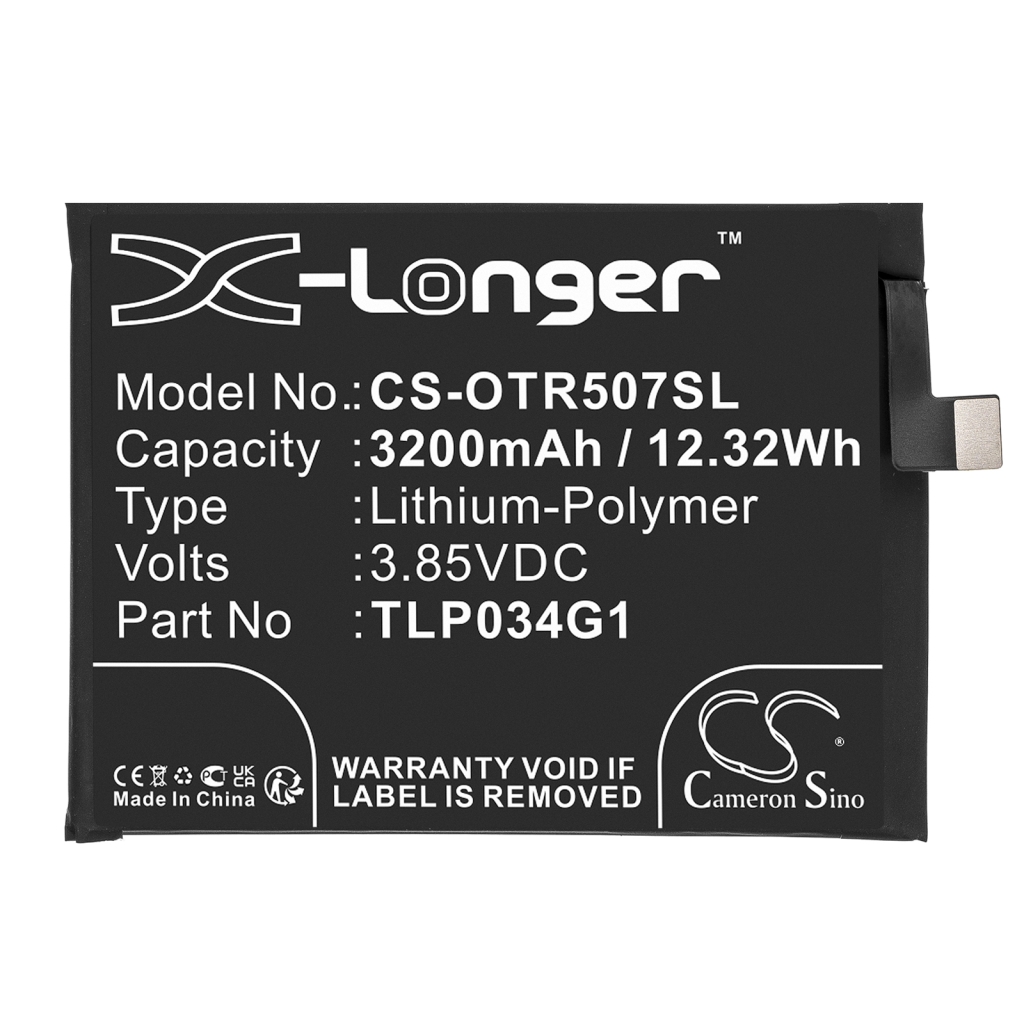 Batterie de téléphone portable Alcatel CS-OTR507SL