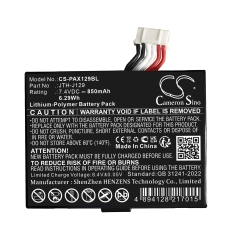 Remplacement de batterie compatible pour Pax JTH-J129