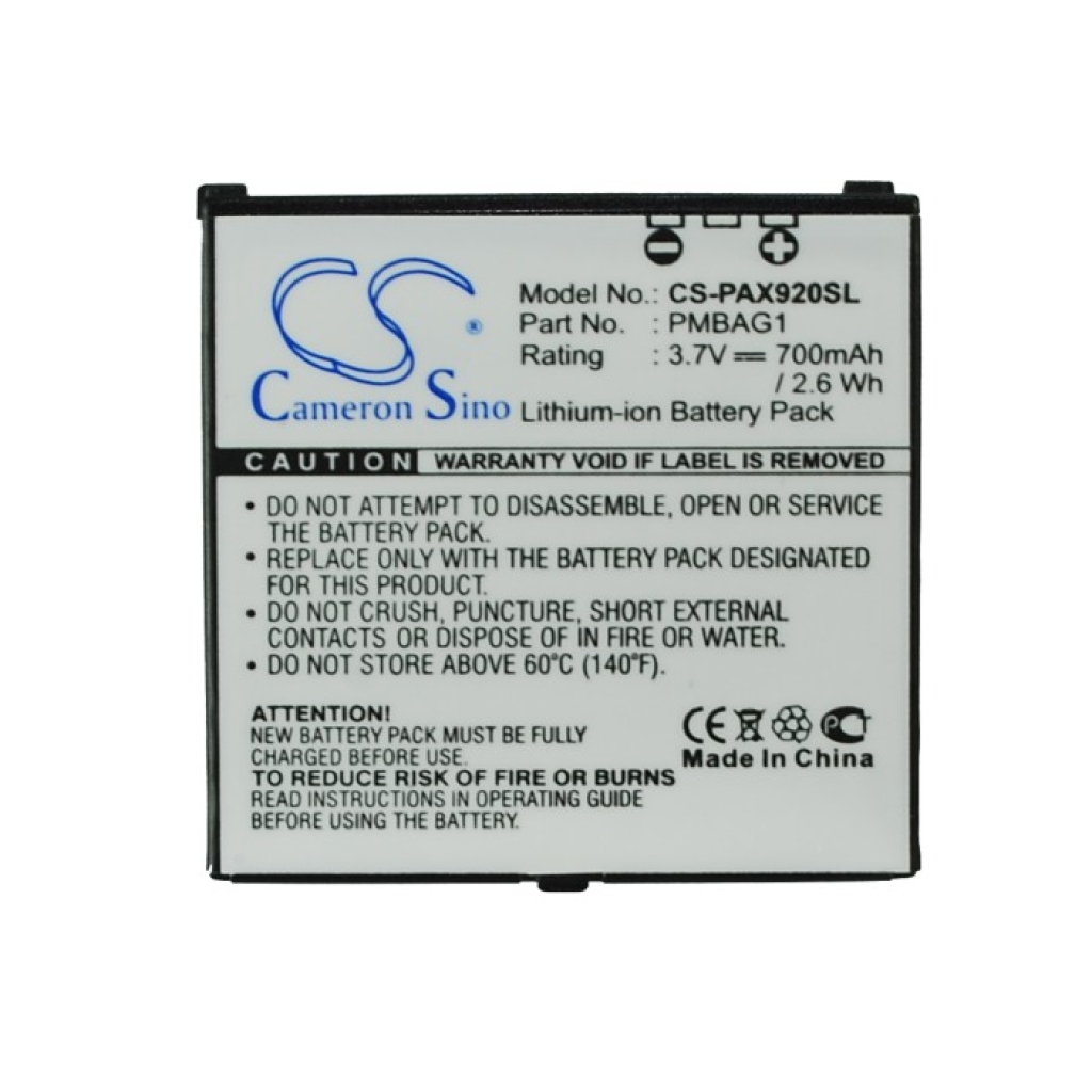 Batterij compatibel met Panasonic SoftBank CS-PAX920SL