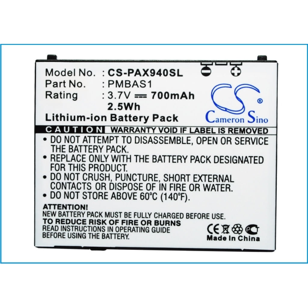 Remplacement de batterie compatible pour Panasonic PMBAS1
