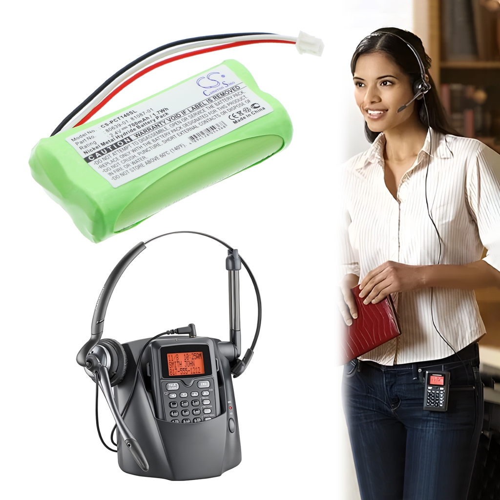 Batterij voor draadloze headset Plantronics CS-PCT140SL
