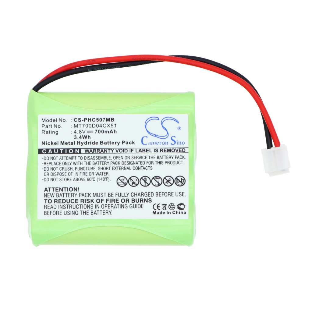 Batterij compatibel met Philips CS-PHC507MB