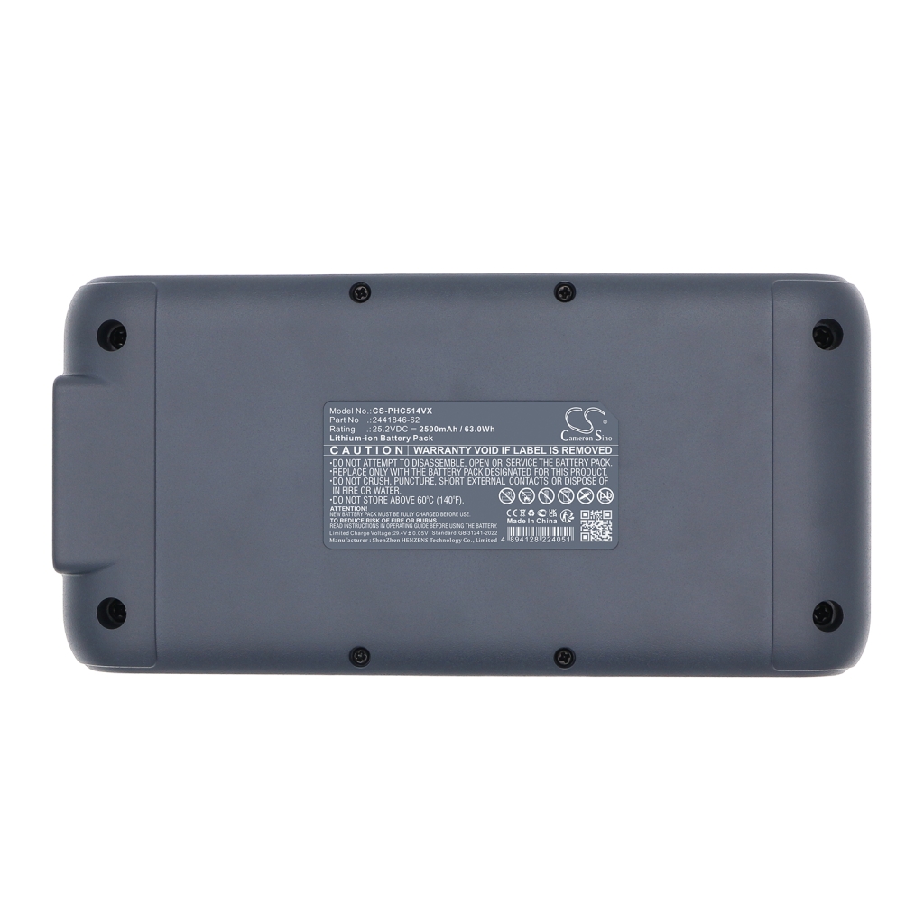 Batterijen voor stofzuigers Philips CS-PHC514VX