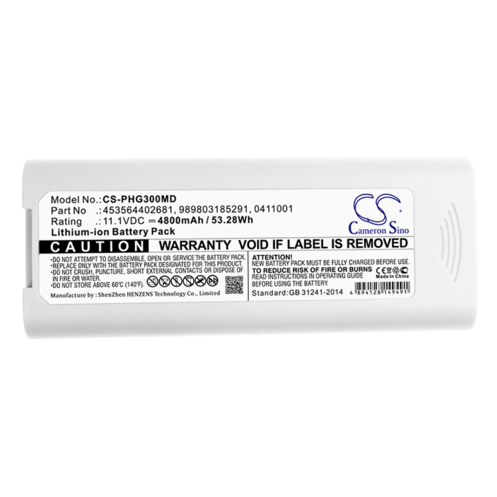 Batterij Vervangt 453564402681