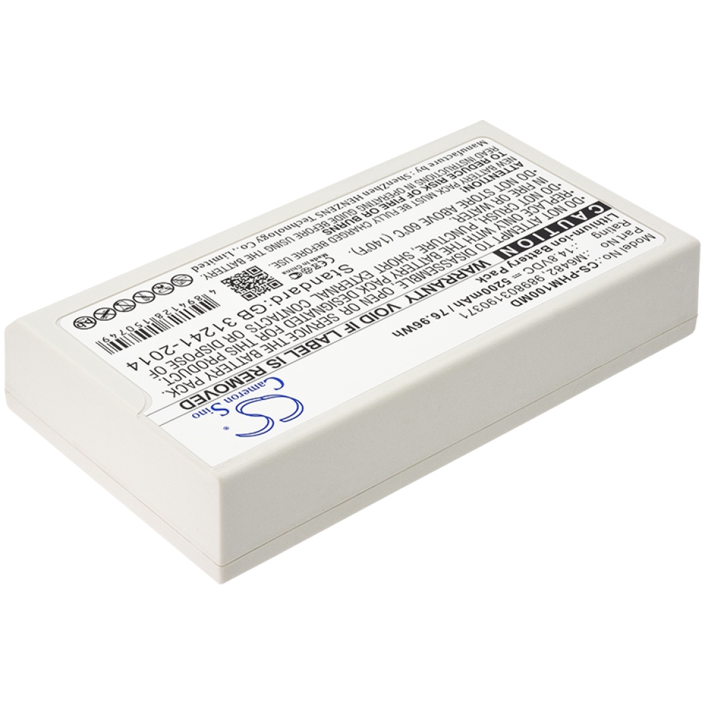 Batterij compatibel met Philips CS-PHM100MD
