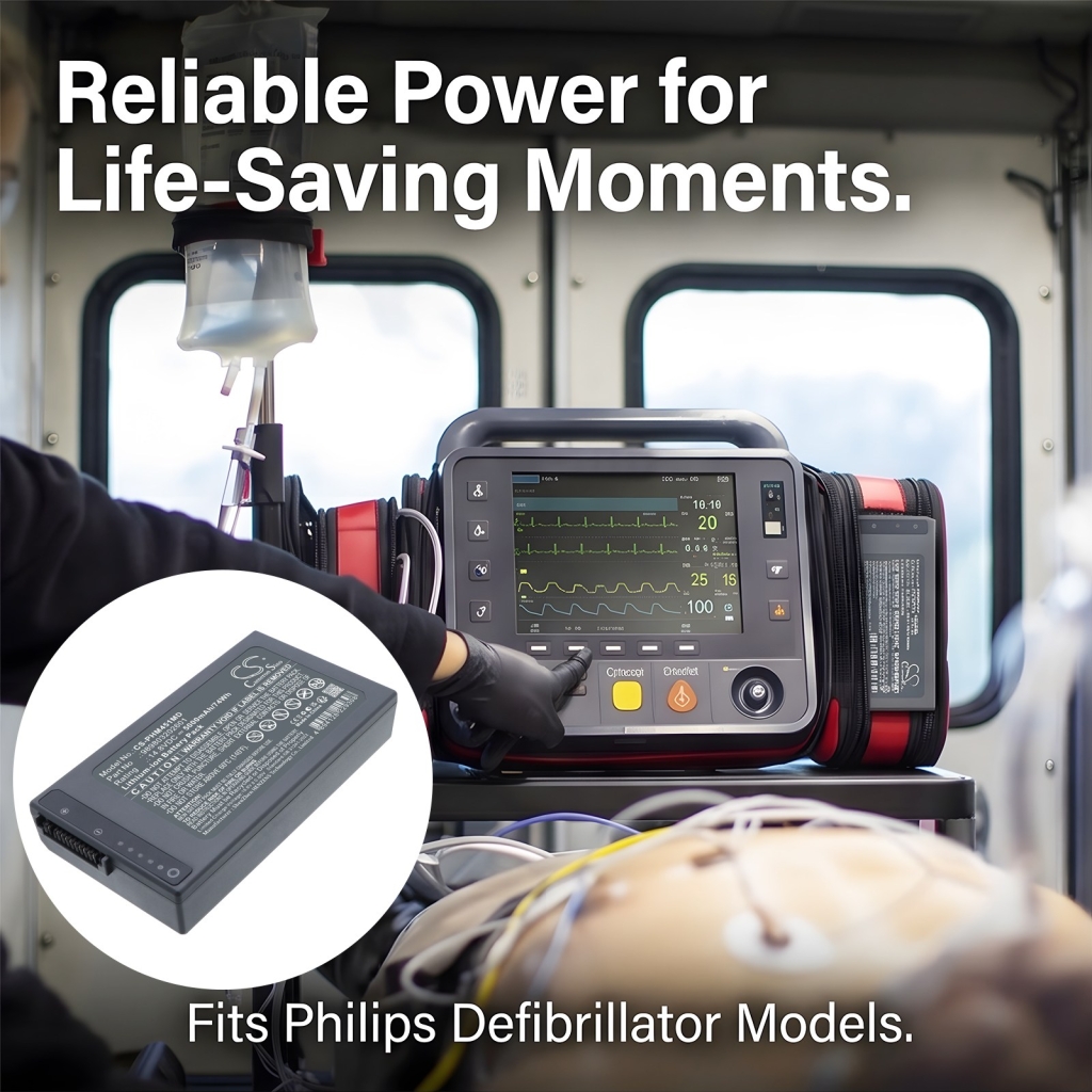 Batterij compatibel met Phillips CS-PHM451MD