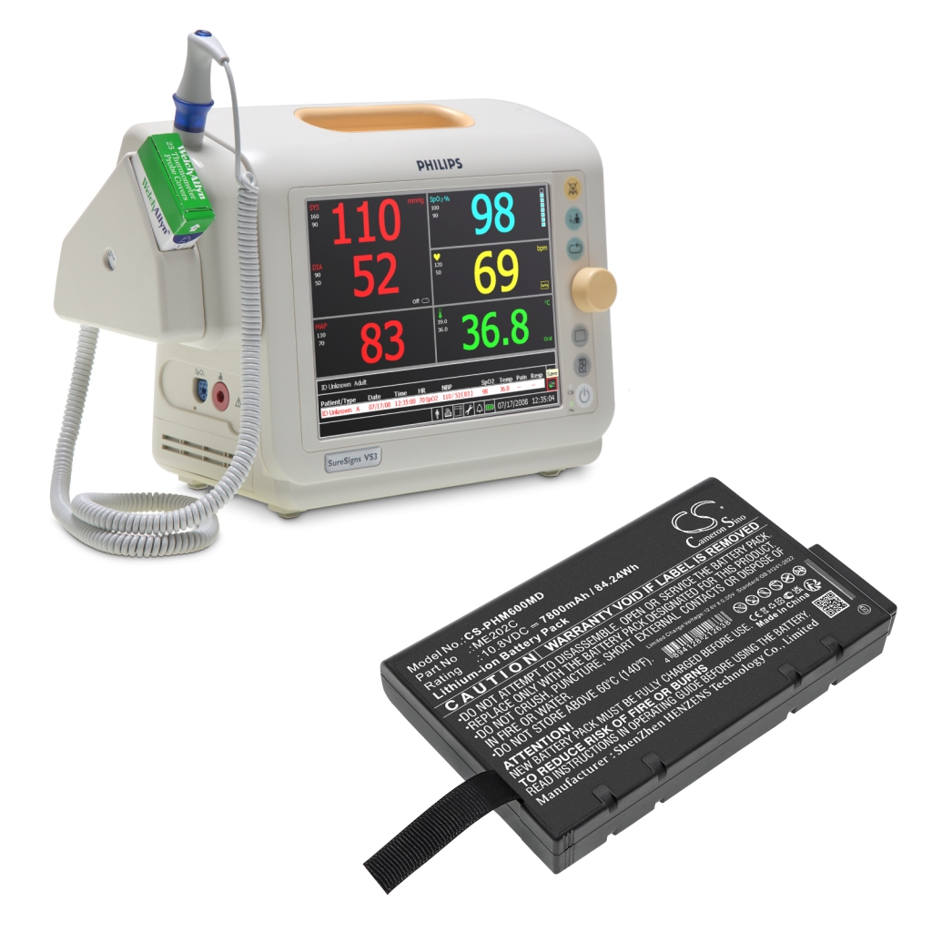 Batterie médicale Philips CS-PHM600MD