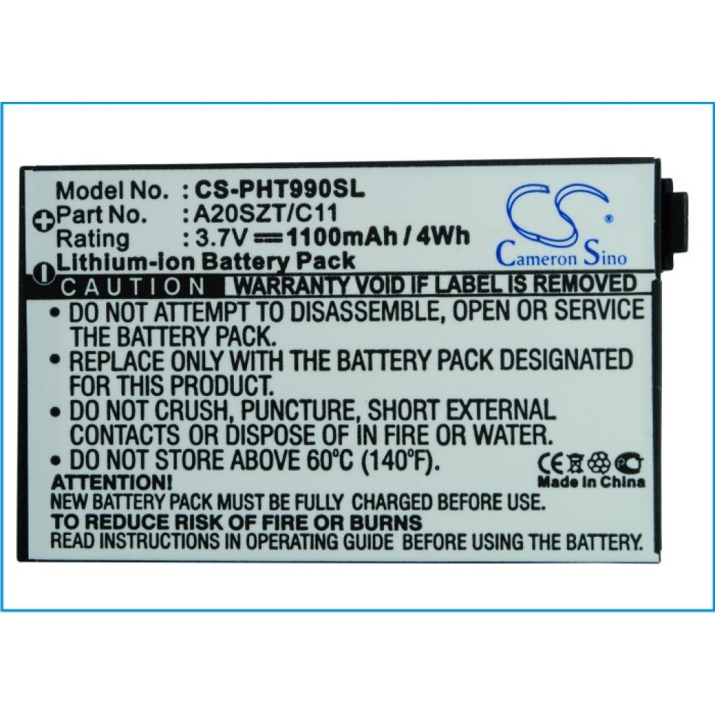 Batterie de téléphone portable Philips CS-PHT990SL