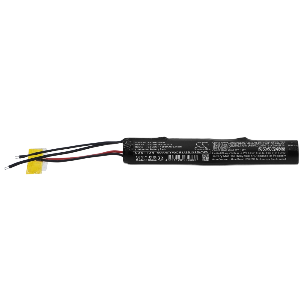 Batterij compatibel met Philips CS-PHX382SL