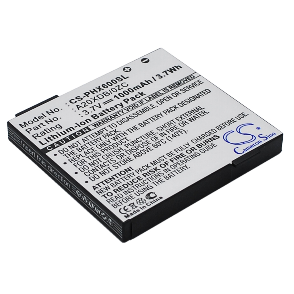 Compatibele batterijvervanging voor Philips A20XDB/0ZC