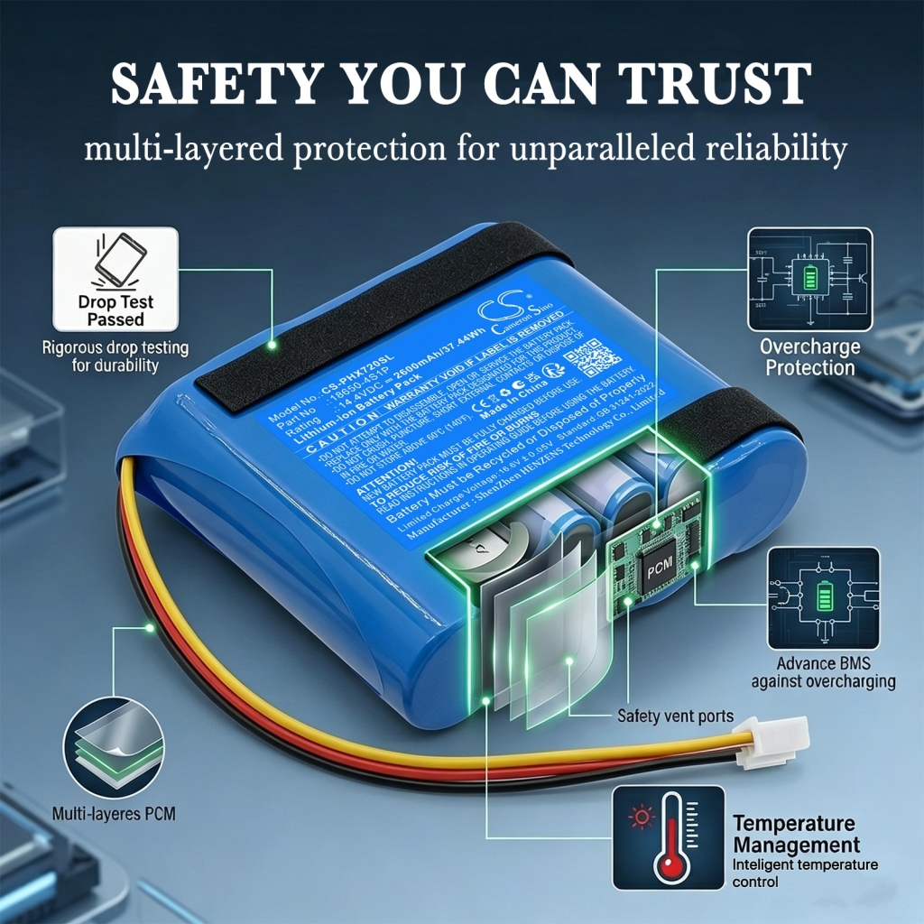 Batterij compatibel met Philips
