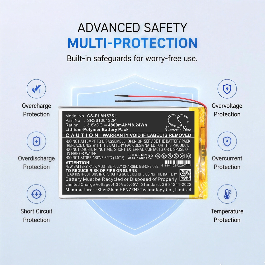 Battery compatible with Polaroid
