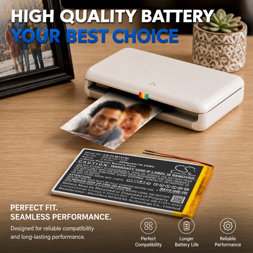 Battery compatible with Polaroid