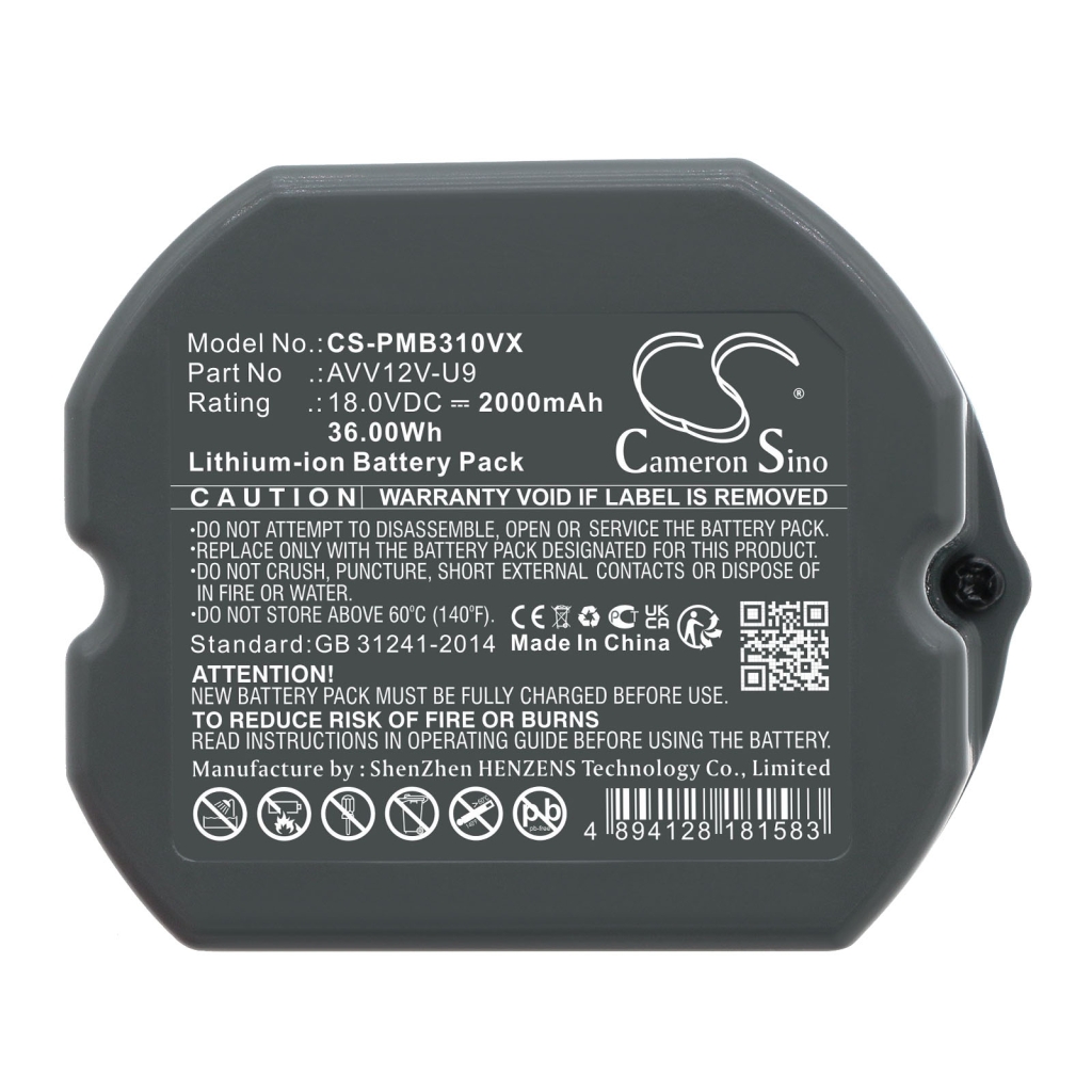 Batterie à vide Panasonic CS-PMB310VX