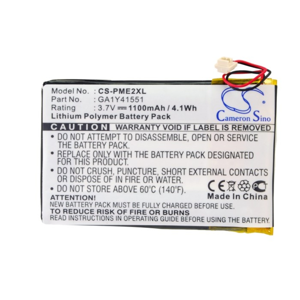 Remplacement de batterie compatible pour Palm GA1Y41551
