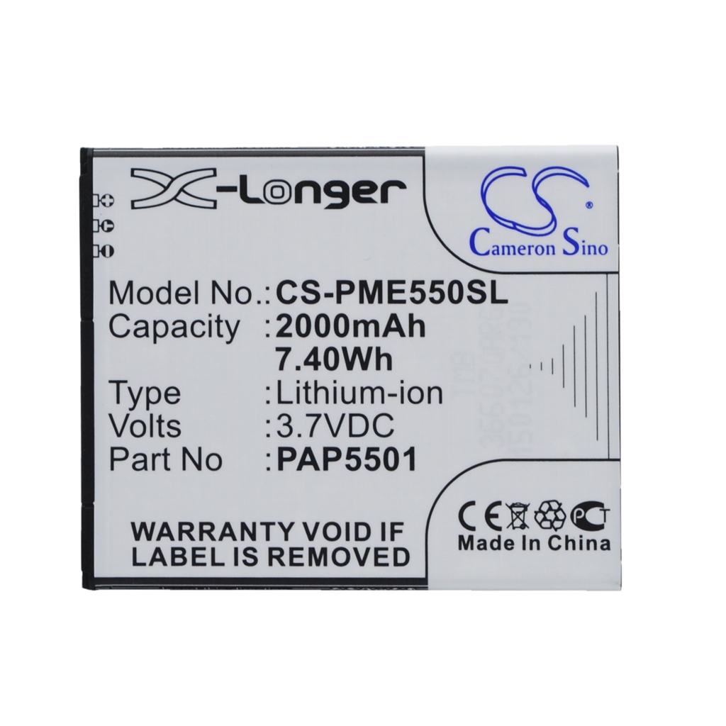Batterij voor mobiele telefoon Prestigio CS-PME550SL