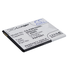 Compatibele batterijvervanging voor Prestigio PAP5501