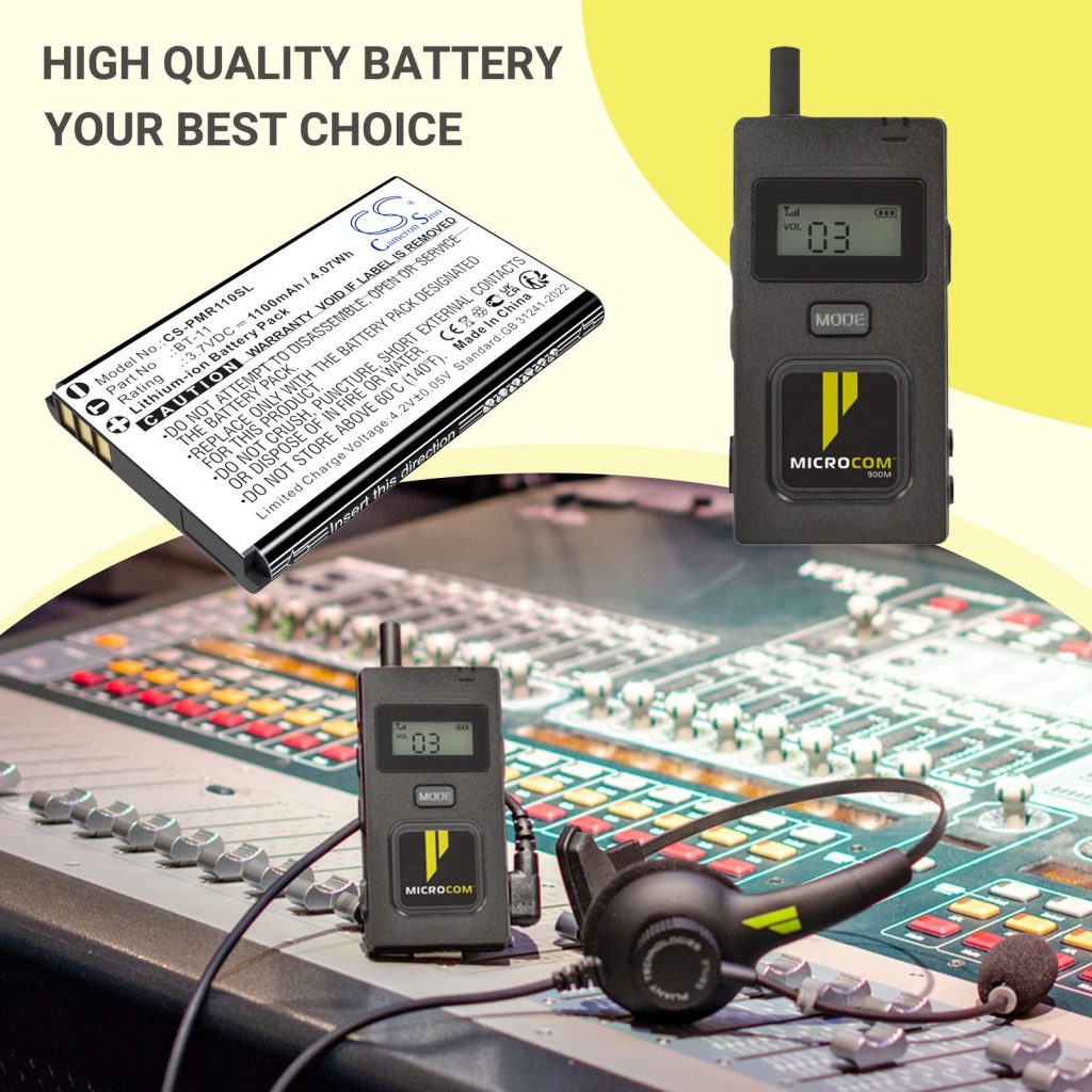 Batterie de téléphone sans fil TAICOM CS-PMR110SL