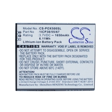 Remplacement de batterie compatible pour Navon 1ICP38/55/67,G55133