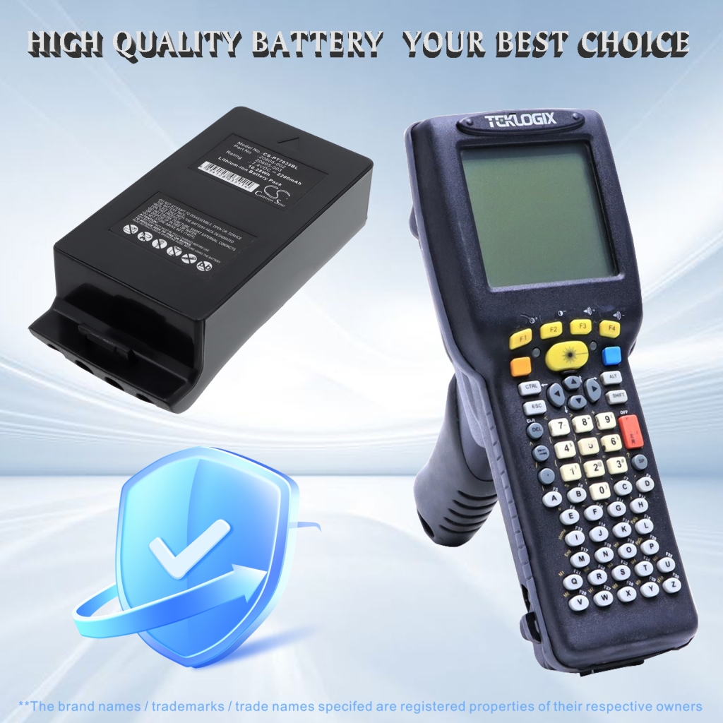Battery compatible with TEKLOGIX
