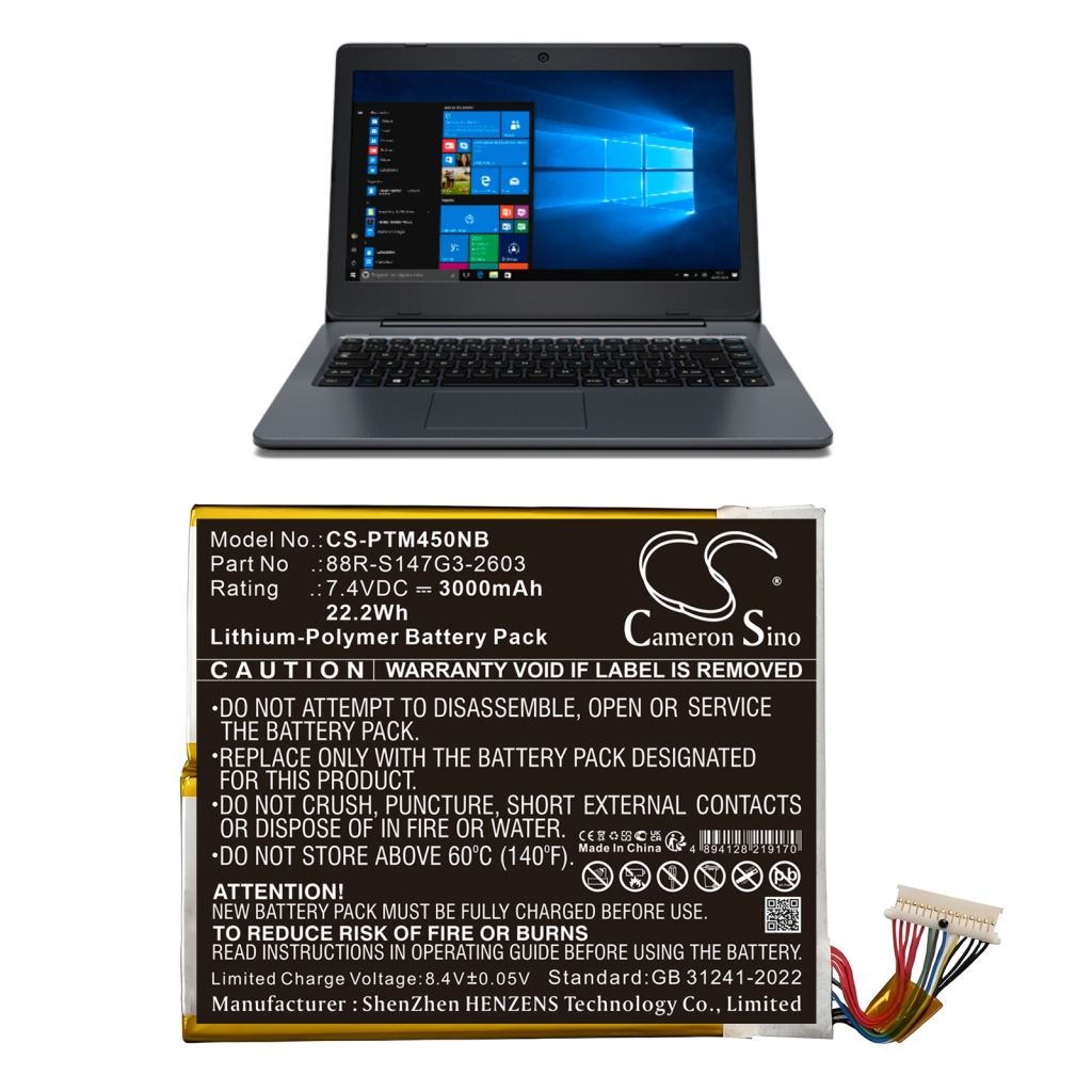 Batterie pour ordinateur portable Positivo CS-PTM450NB
