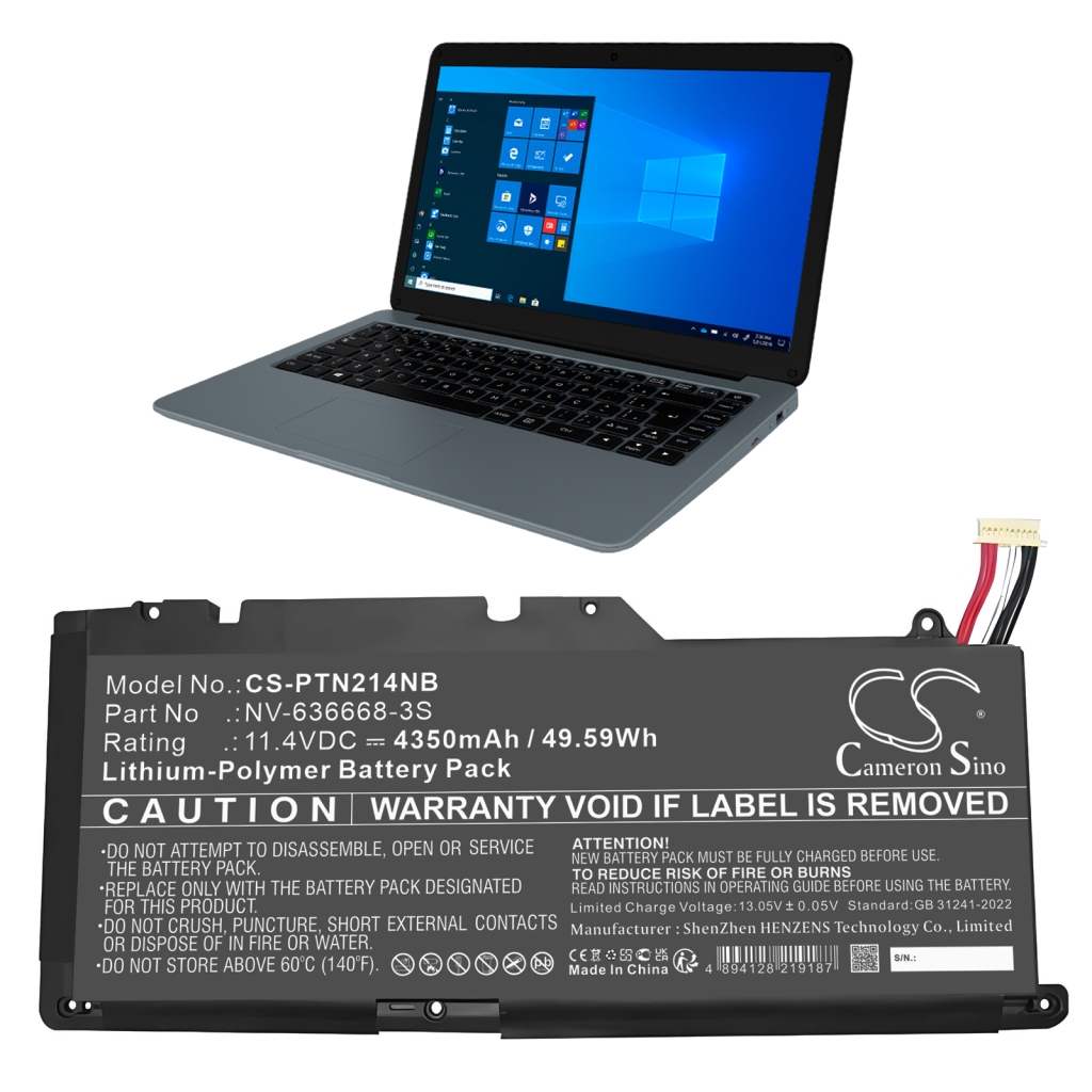 Batterie pour ordinateur portable Positivo CS-PTN214NB