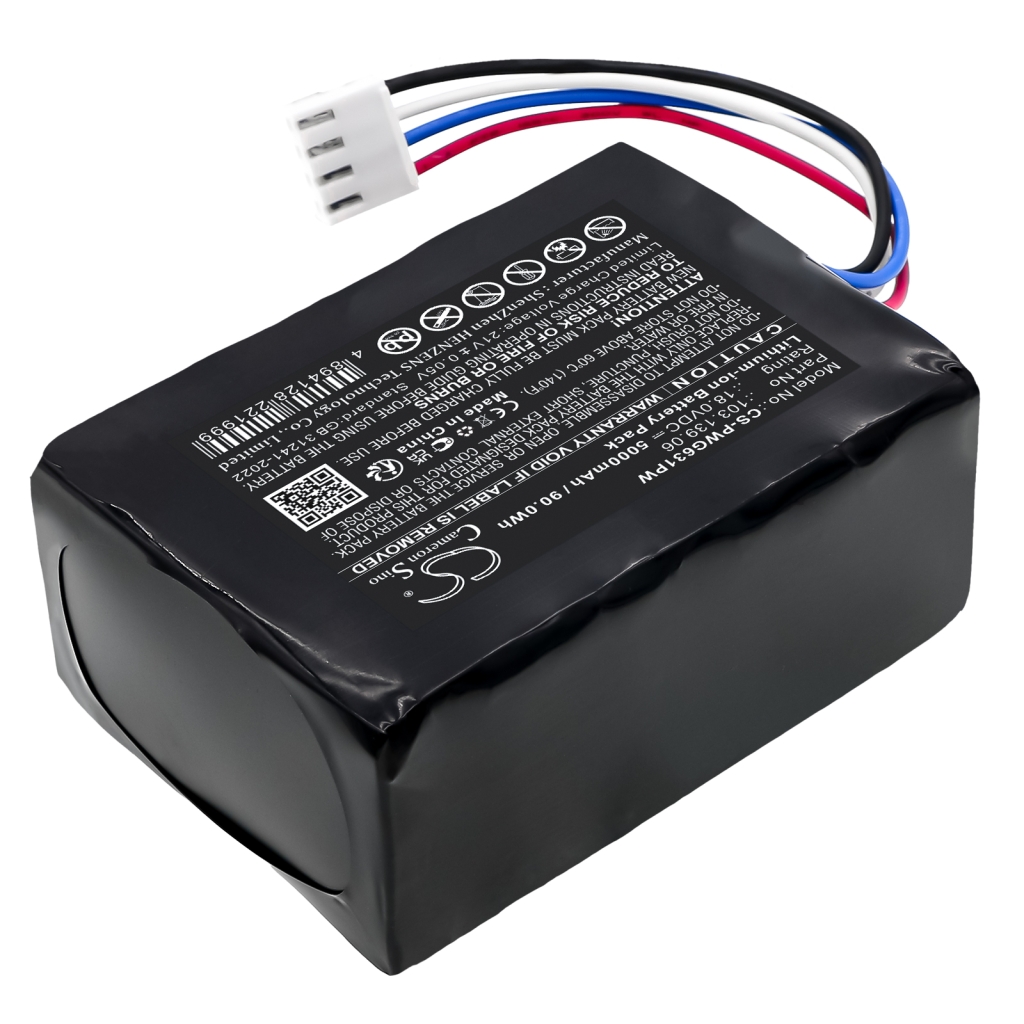 Batterij Vervangt 103.139.06