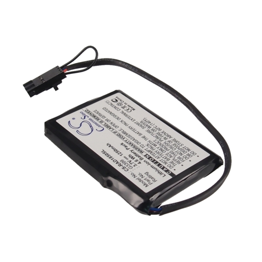 Notebook batterij DELL CS-RAD1850SL