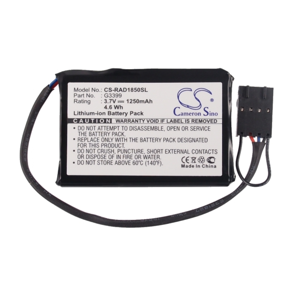 Notebook batterij DELL CS-RAD1850SL