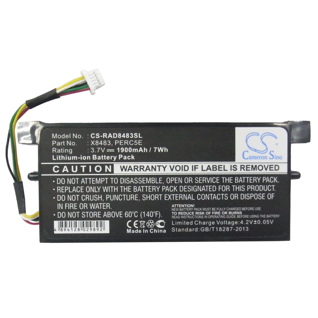 Batterij Vervangt 0XM768
