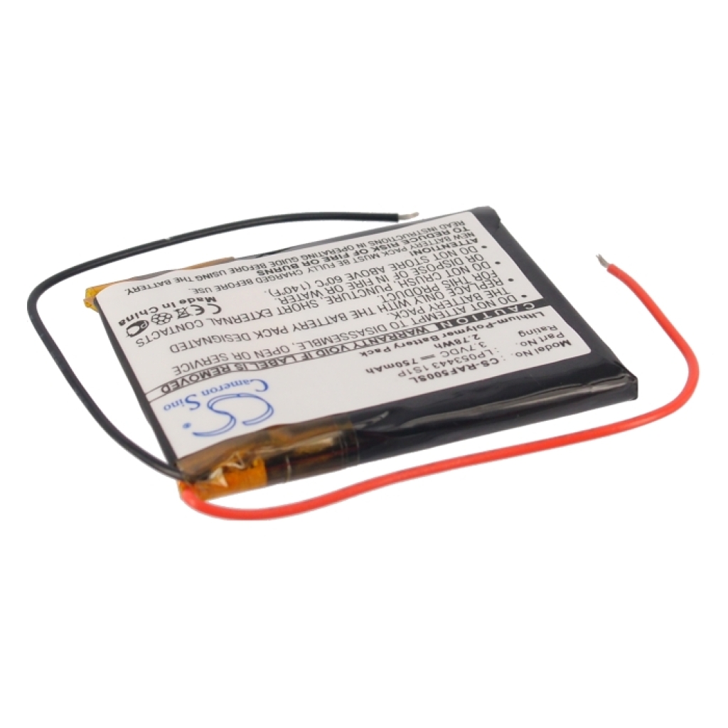 Compatibele batterijvervanging voor RAC LP053443 1S1P
