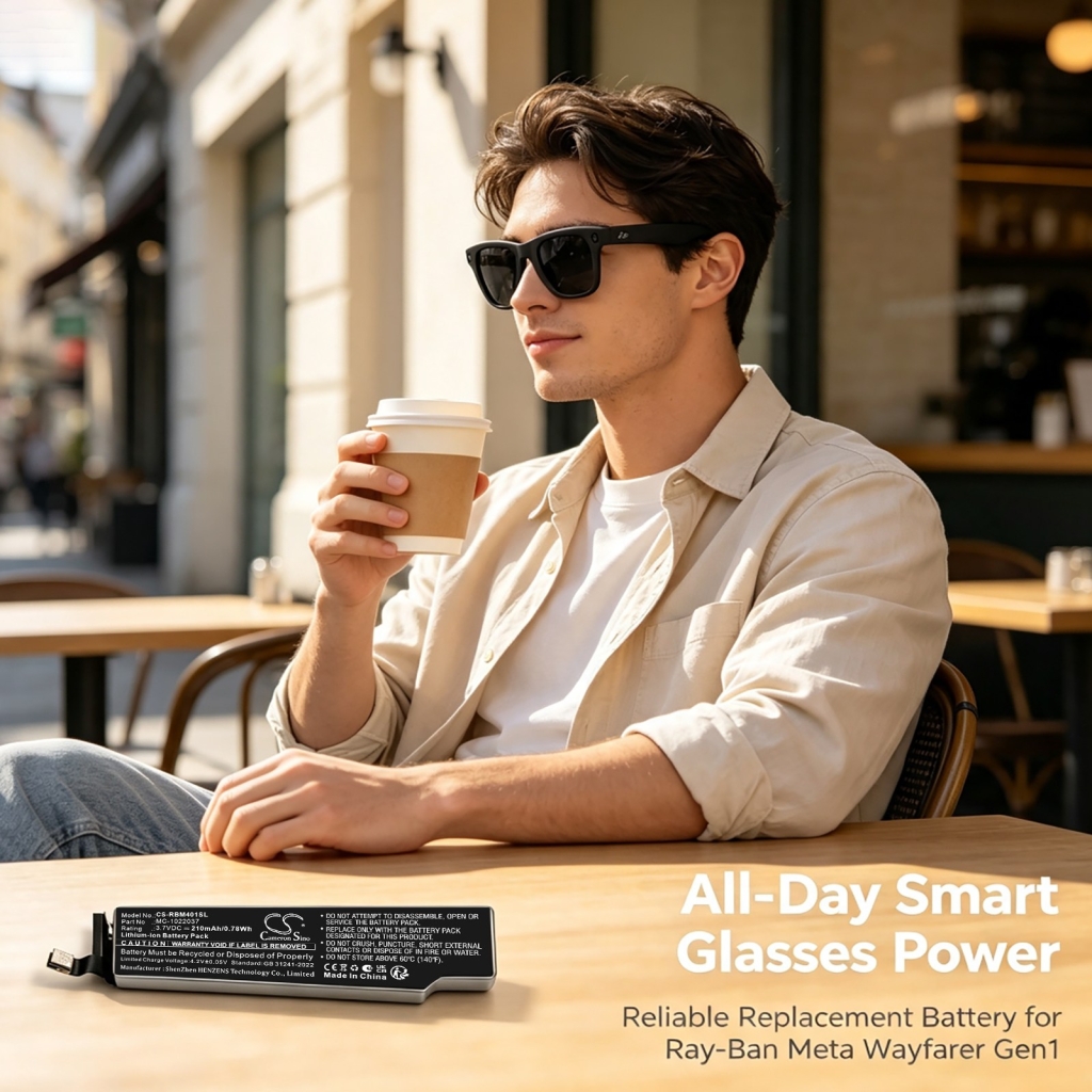 Batterij compatibel met Ray-ban CS-RBM401SL