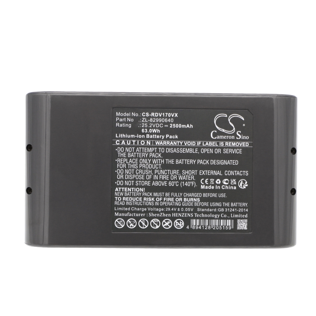 Batterie à vide Redroad CS-RDV170VX