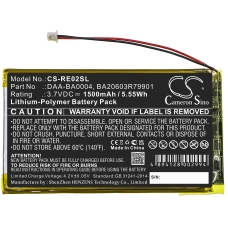 Compatibele batterijvervanging voor CREATIVE BA20603R79901,DAA-BA0004