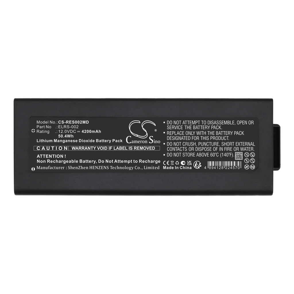 Batterij compatibel met Progetti CS-RES002MD