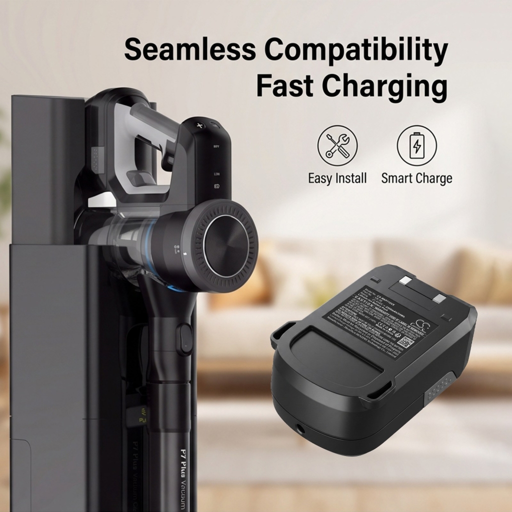 Batterijen compatibel met Redkey P7 Plus Plus Handheld Cordless Vacuum Cleaner CS-RKP710VX