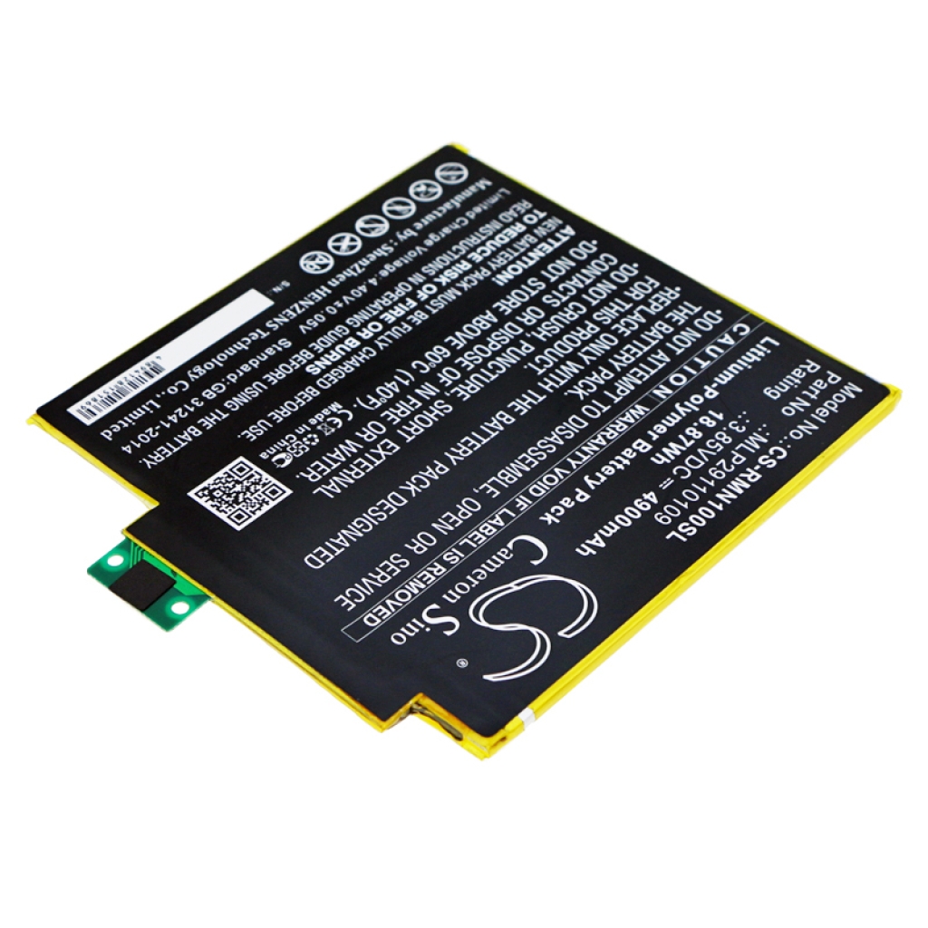 Batterij Vervangt MLP29110109