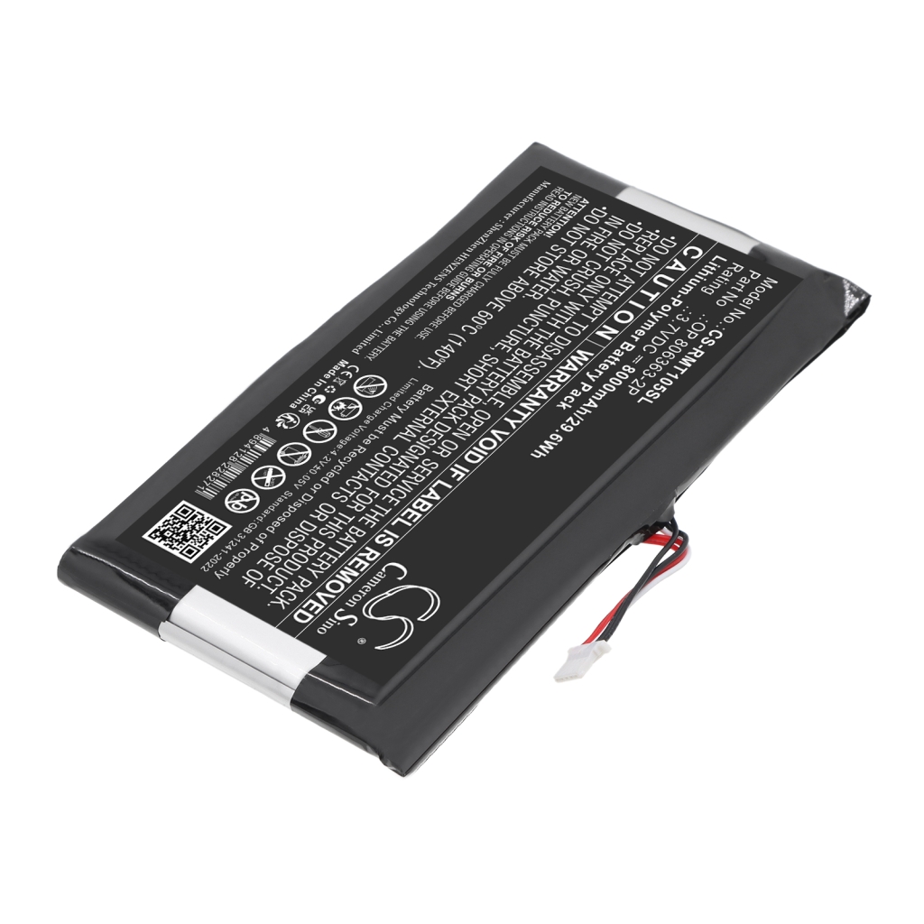 Batterij compatibel met Rand mcnally CS-RMT105SL