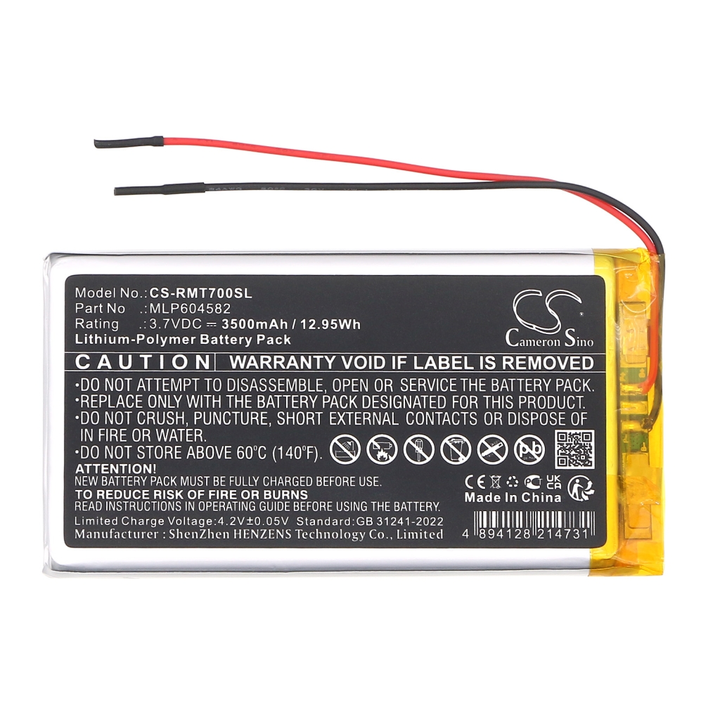 Batterijen Vervangt MLP604582