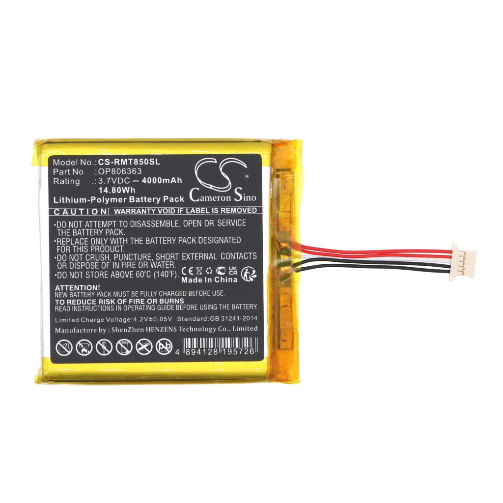Batterij Vervangt OP806363