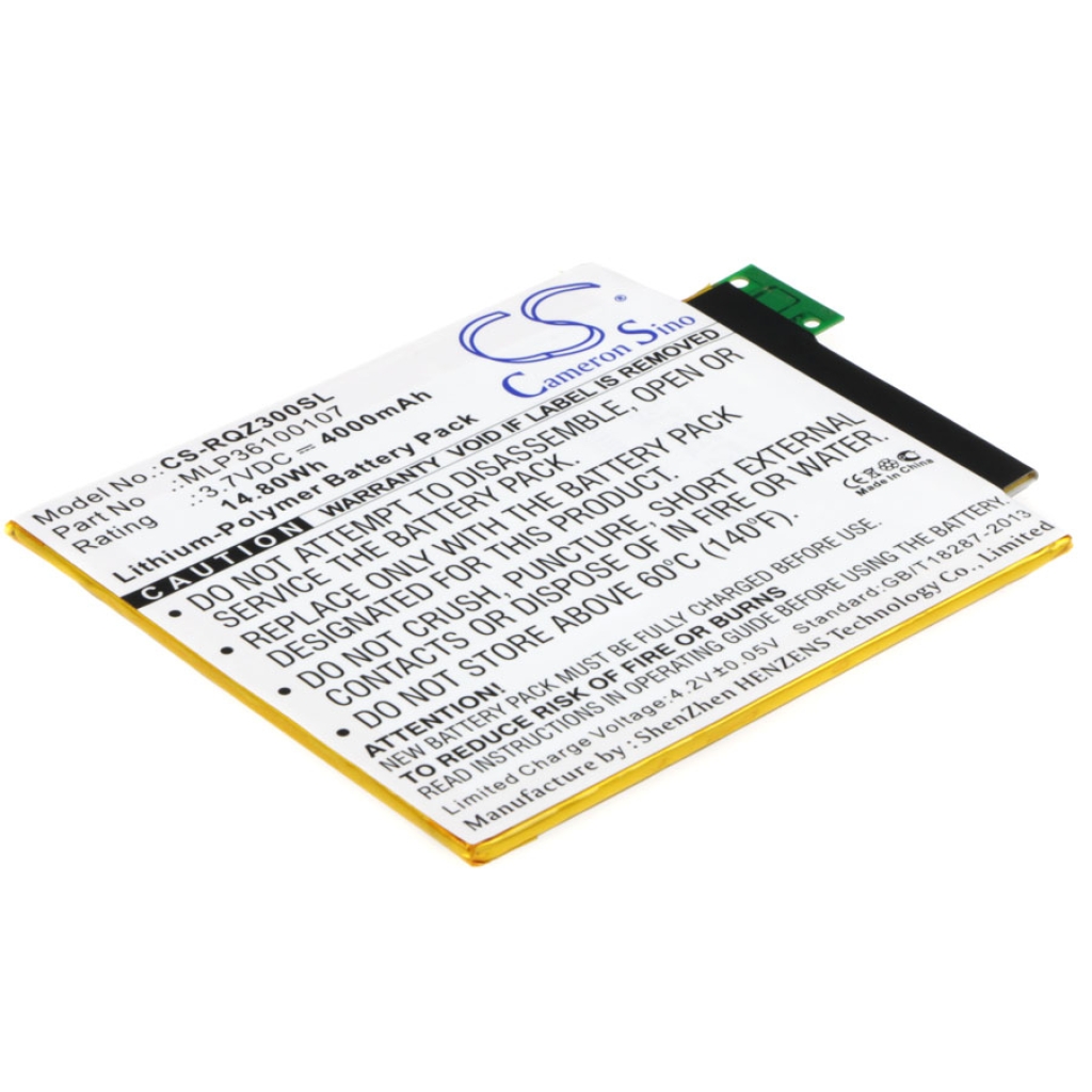 Batterij Vervangt MLP36100107