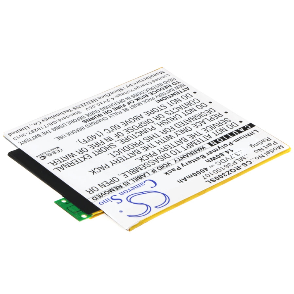 Batterij Vervangt MLP36100107
