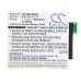 Batterij Vervangt MLP36100107