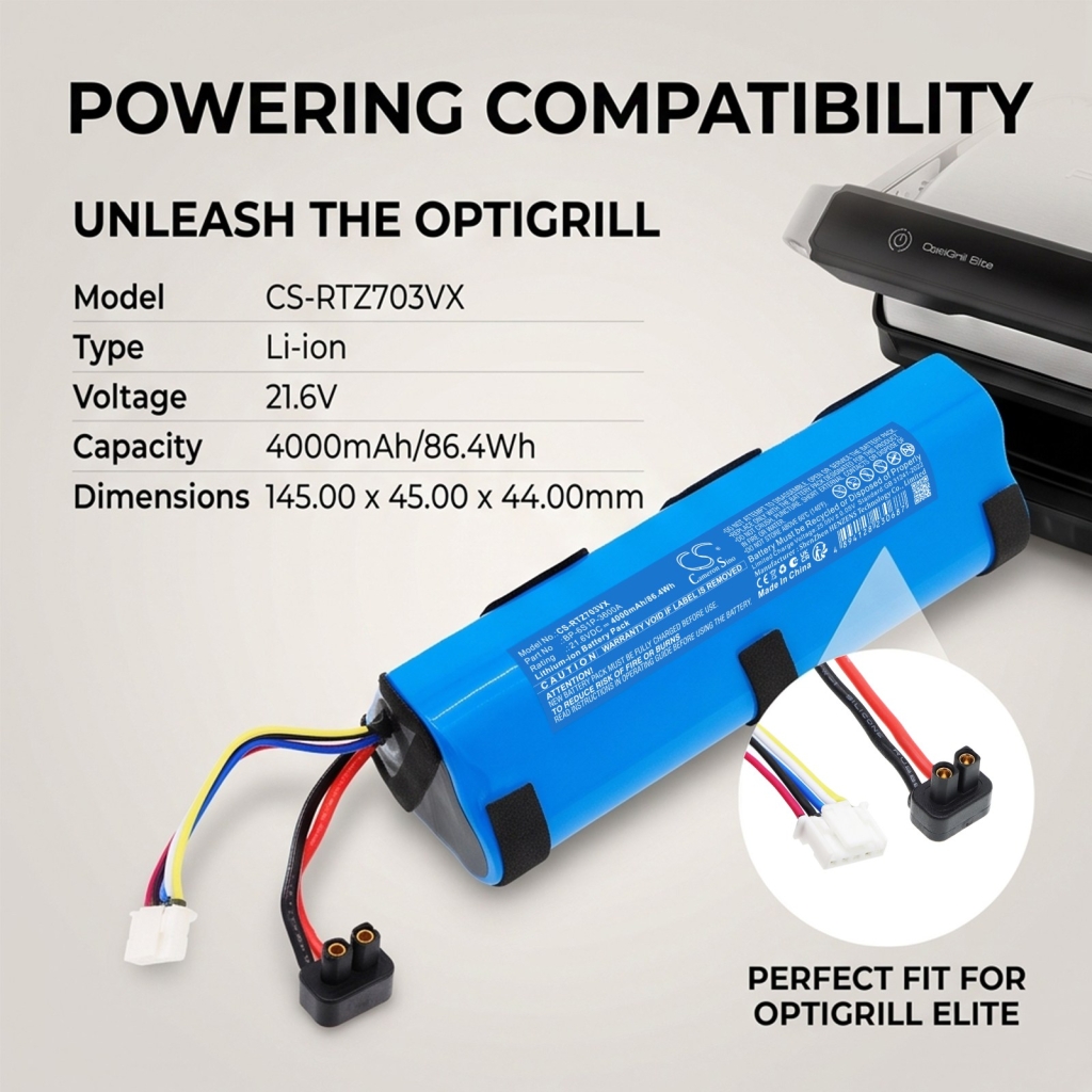 Battery for Rowenta GF7035