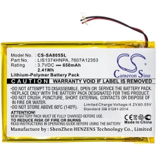 Compatibele batterijvervanging voor Sony 1-756-702-11,7607A12353,LIS1374HNPA