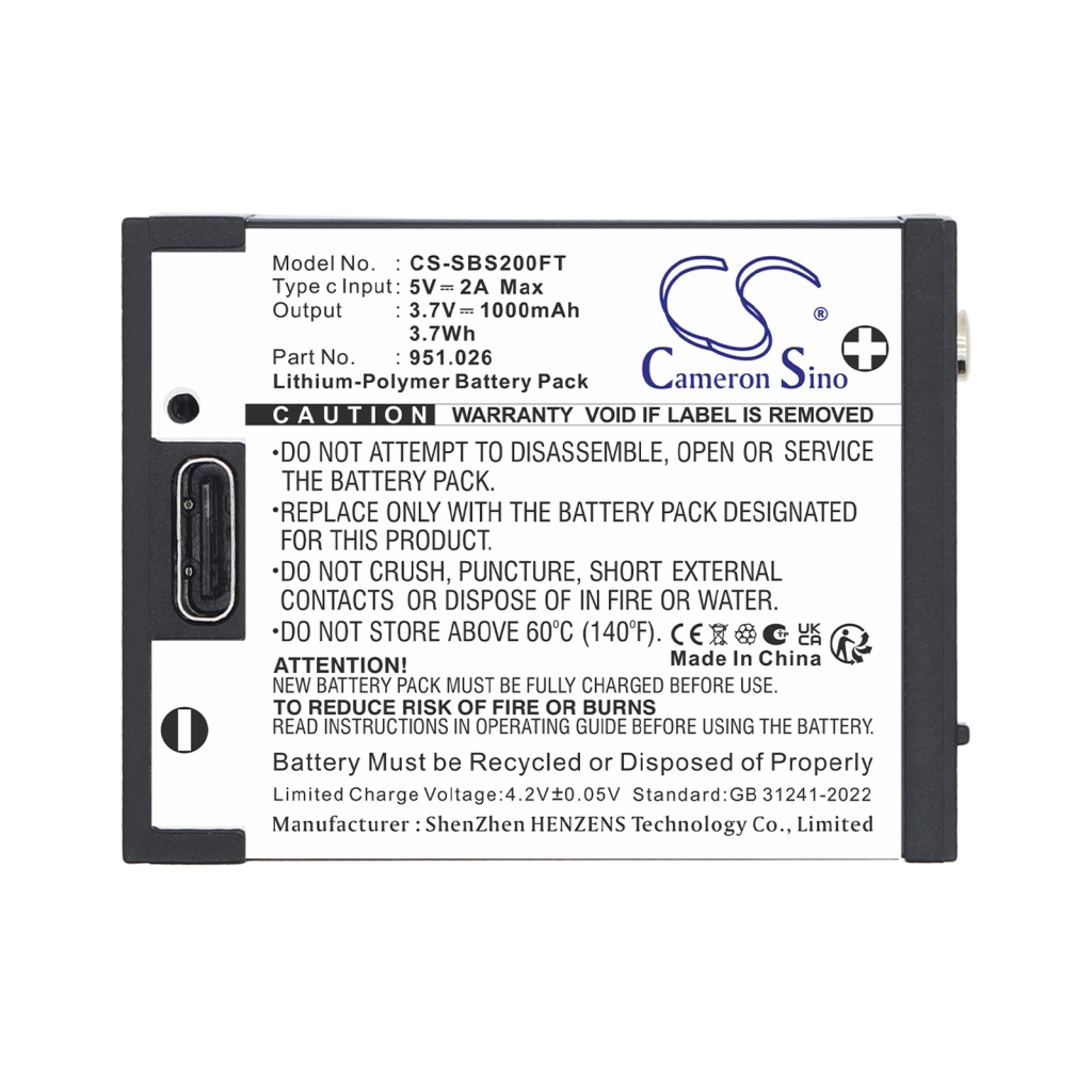 Batterie compatible avec Système d'éclairage Batterie