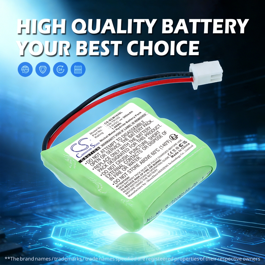 Batterij voor Tri-Tronics 1107000 CS-SCM103SL