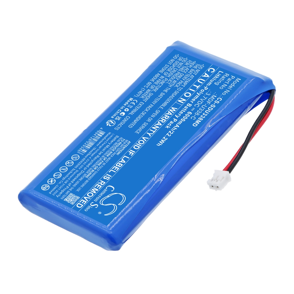 Batterij compatibel met Sanyo CS-SDU338MD